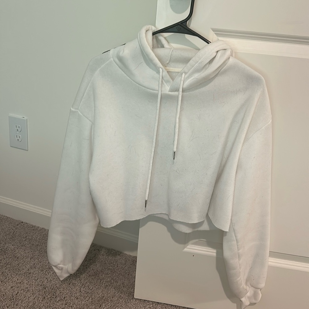 Athletic crop hoodie